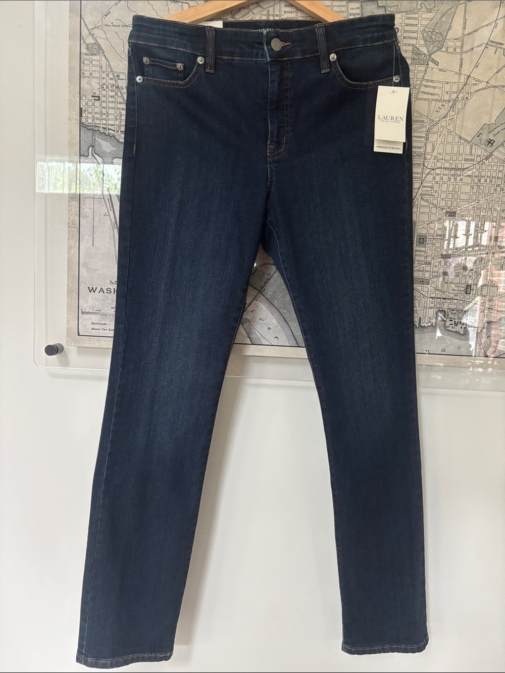 Lauren Ralph Lauren Indigo Straight-Leg Women’s Jeans